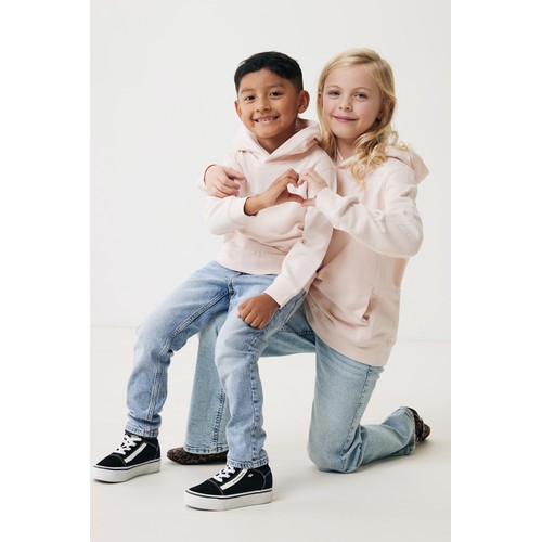 Sudadera Iqoniq Yengo capucha de algodón reciclado niños