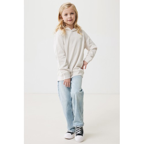 Sudadera Iqoniq Yengo capucha de algodón reciclado niños