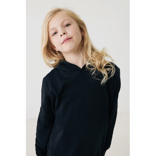 Sudadera Iqoniq Yengo capucha de algodón reciclado niños