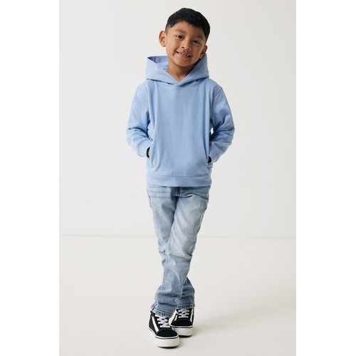 Sudadera Iqoniq Yengo capucha de algodón reciclado niños