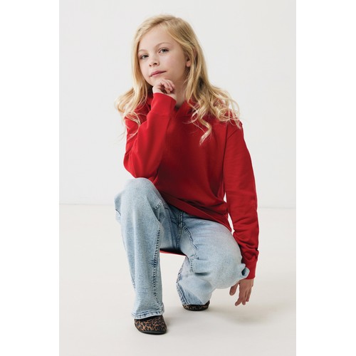 Sudadera Iqoniq Yengo capucha de algodón reciclado niños