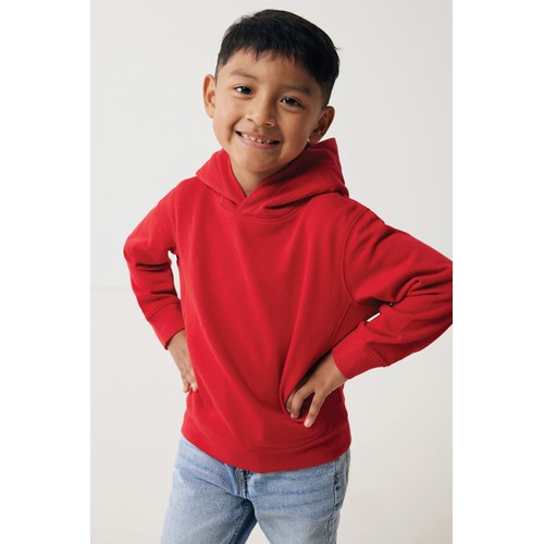 Sudadera Iqoniq Yengo capucha de algodón reciclado niños