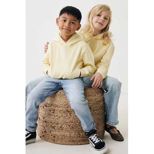 Sudadera Iqoniq Yengo capucha de algodón reciclado niños