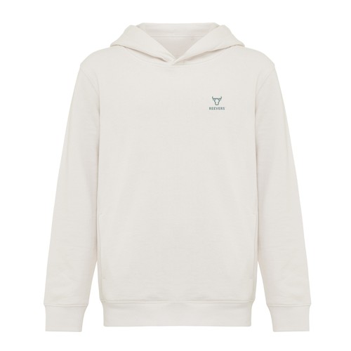 Sudadera Iqoniq Yengo capucha de algodón reciclado niños