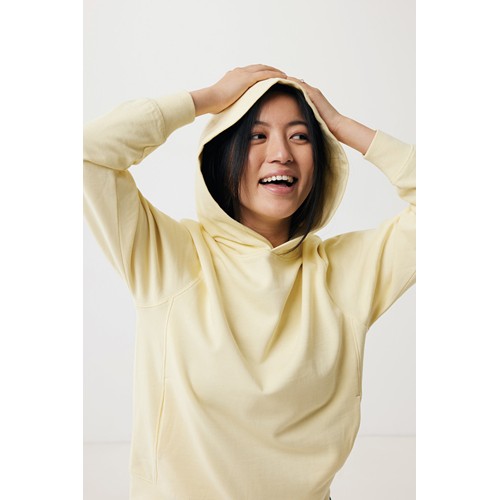 crema IQONIQ Yengo Sudadera Capucha Algodón Reciclado