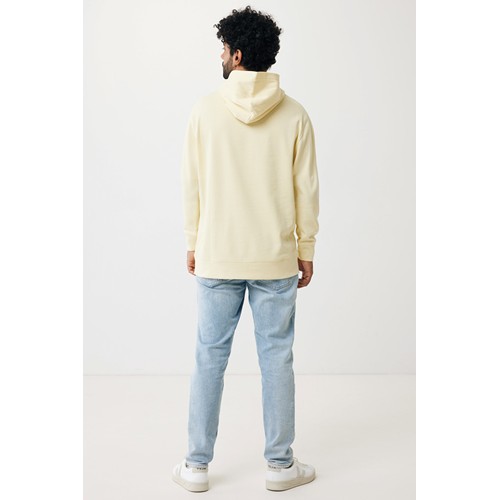crema IQONIQ Yengo Sudadera Capucha Algodón Reciclado