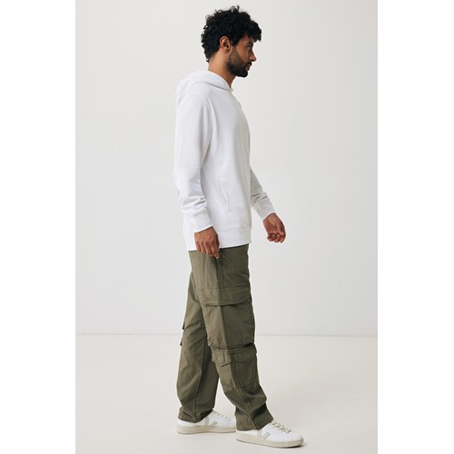 white IQONIQ Yengo Sudadera Capucha Algodón Reciclado