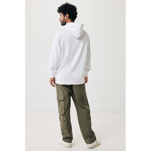 white IQONIQ Yengo Sudadera Capucha Algodón Reciclado