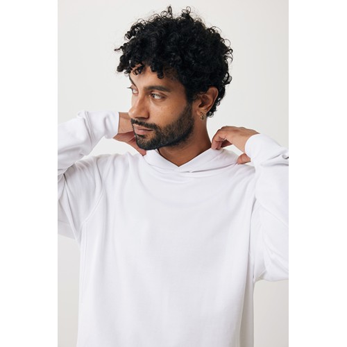 white IQONIQ Yengo Sudadera Capucha Algodón Reciclado