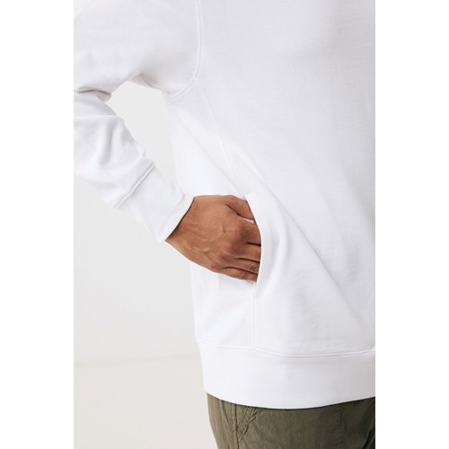 white IQONIQ Yengo Sudadera Capucha Algodón Reciclado