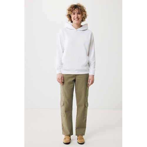 white IQONIQ Yengo Sudadera Capucha Algodón Reciclado