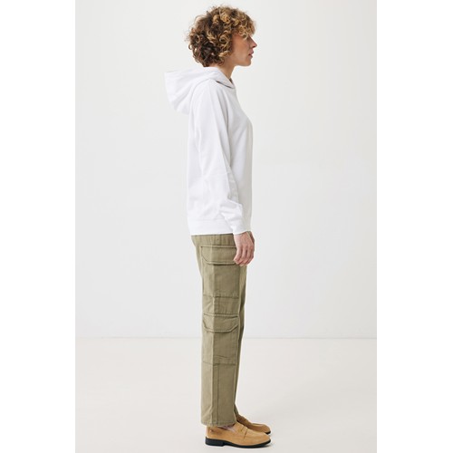 white IQONIQ Yengo Sudadera Capucha Algodón Reciclado