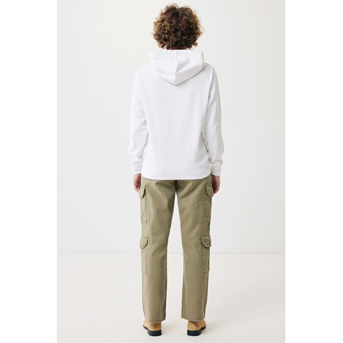 white IQONIQ Yengo Sudadera Capucha Algodón Reciclado