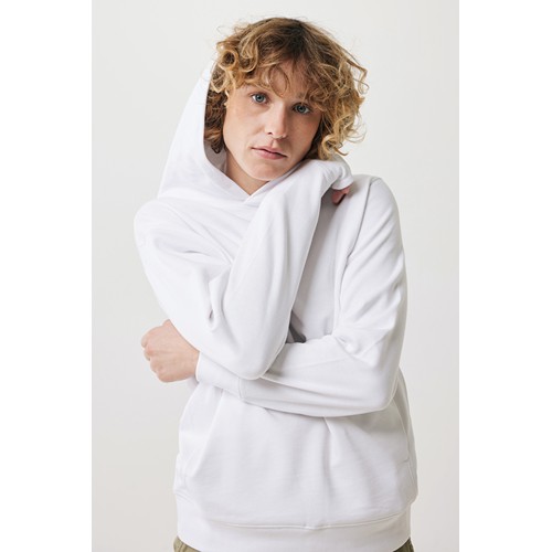 white IQONIQ Yengo Sudadera Capucha Algodón Reciclado