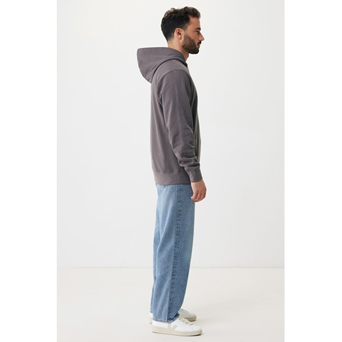 antracita IQONIQ Yengo Sudadera Capucha Algodón Reciclado