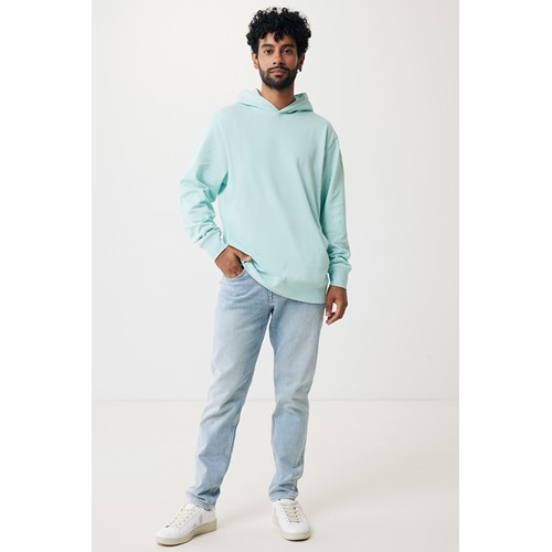 verde menta IQONIQ Yengo Sudadera Capucha Algodón Reciclado