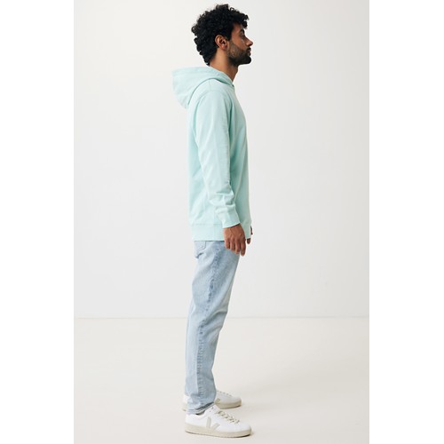 verde menta IQONIQ Yengo Sudadera Capucha Algodón Reciclado