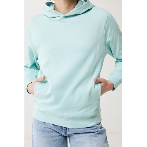 verde menta IQONIQ Yengo Sudadera Capucha Algodón Reciclado