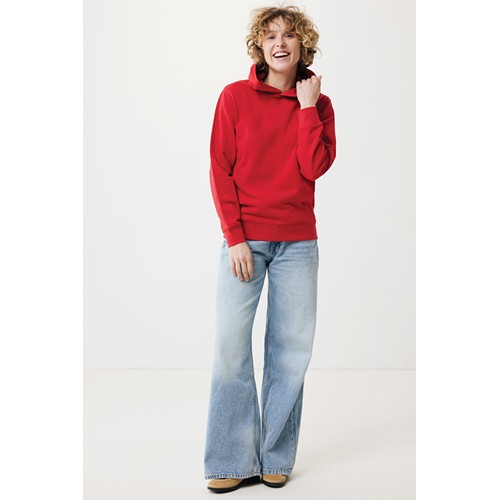 red IQONIQ Yengo Sudadera Capucha Algodón Reciclado