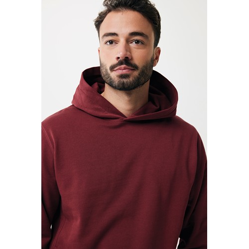 burdeos IQONIQ Yengo Sudadera Capucha Algodón Reciclado