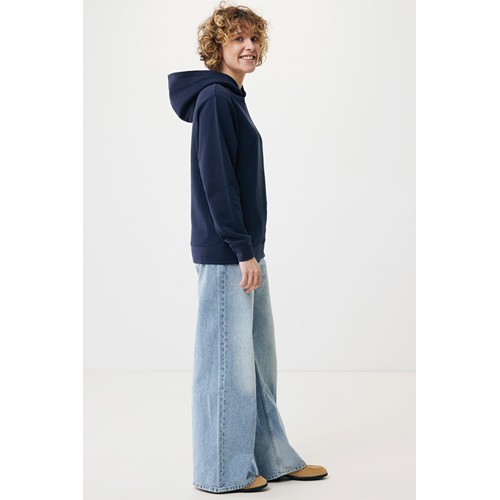 azul marino IQONIQ Yengo Sudadera Capucha Algodón Reciclado