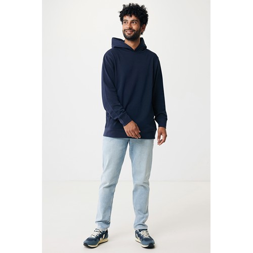 azul marino IQONIQ Yengo Sudadera Capucha Algodón Reciclado