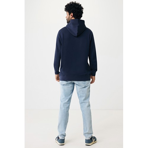azul marino IQONIQ Yengo Sudadera Capucha Algodón Reciclado