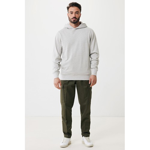 moteado gris claro IQONIQ Yengo Sudadera Capucha Algodón Reciclado