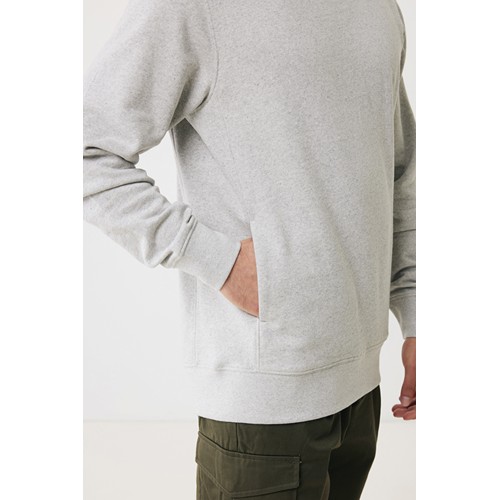 moteado gris claro IQONIQ Yengo Sudadera Capucha Algodón Reciclado