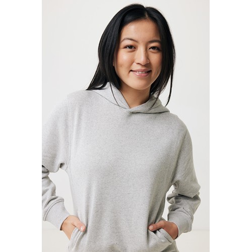 moteado gris claro IQONIQ Yengo Sudadera Capucha Algodón Reciclado