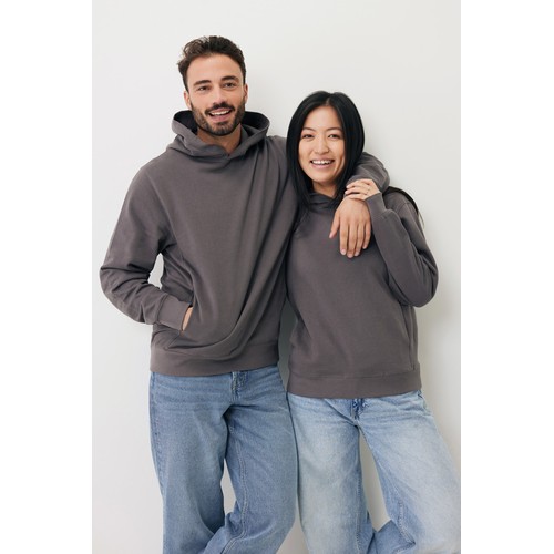Sudadera Iqoniq Yengo con capucha algodón reciclado