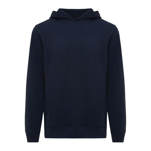 azul marino IQONIQ Yengo Sudadera Capucha Algodón Reciclado