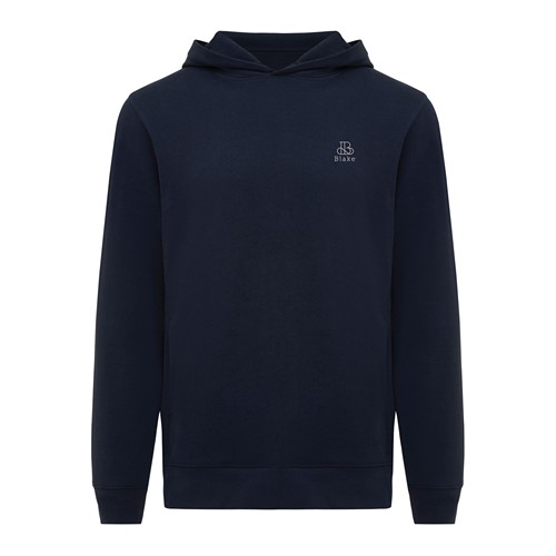 azul marino IQONIQ Yengo Sudadera Capucha Algodón Reciclado
