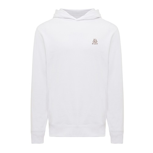 white IQONIQ Yengo Sudadera Capucha Algodón Reciclado