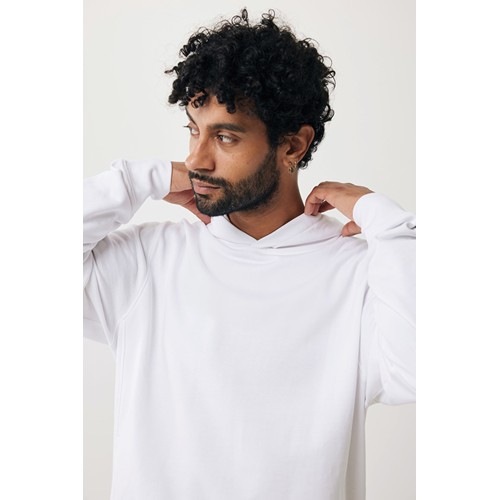 white IQONIQ Yengo Sudadera Capucha Algodón Reciclado