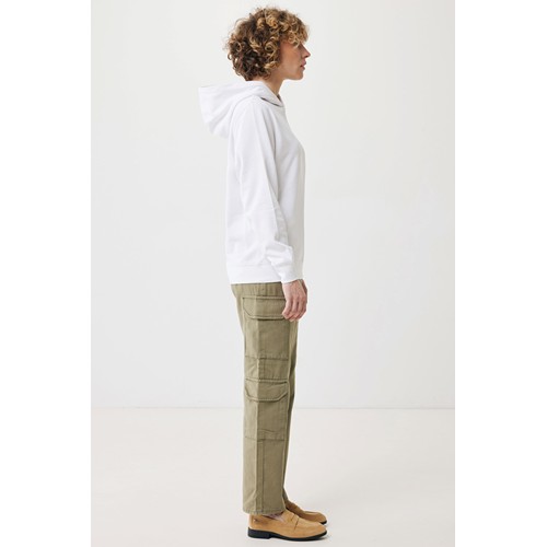 white IQONIQ Yengo Sudadera Capucha Algodón Reciclado