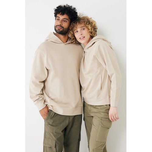 Sudadera Iqoniq Yengo con capucha algodón reciclado