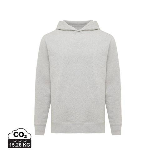 moteado gris claro IQONIQ Yengo Sudadera Capucha Algodón Reciclado