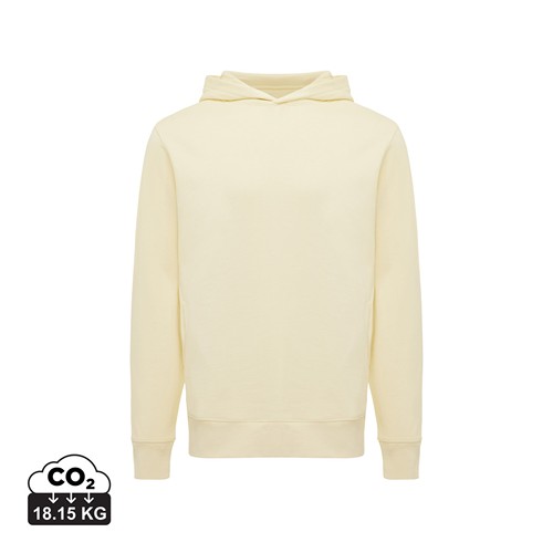 crema IQONIQ Yengo Sudadera Capucha Algodón Reciclado