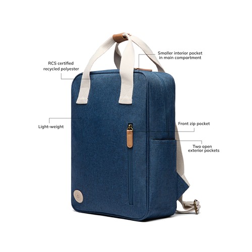 blue Mochila VINGA Sortino