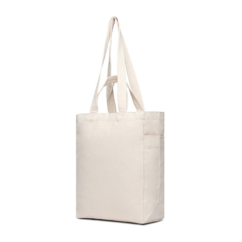 de blanco Bolsa con cremallera de lona reciclada VINGA Hilo AWARE™