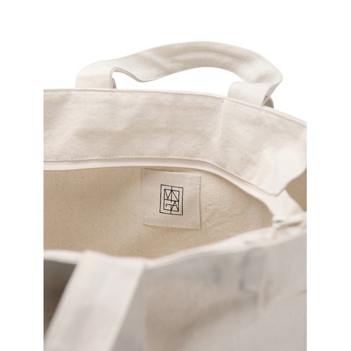 de blanco Bolsa con cremallera de lona reciclada VINGA Hilo AWARE™