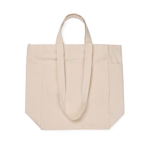 de blanco Bolsa con cremallera de lona reciclada VINGA Hilo AWARE™