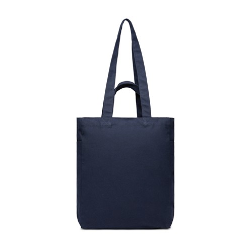azul marino Bolsa con cremallera de lona reciclada VINGA Hilo AWARE™