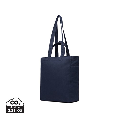azul marino Bolsa con cremallera de lona reciclada VINGA Hilo AWARE™