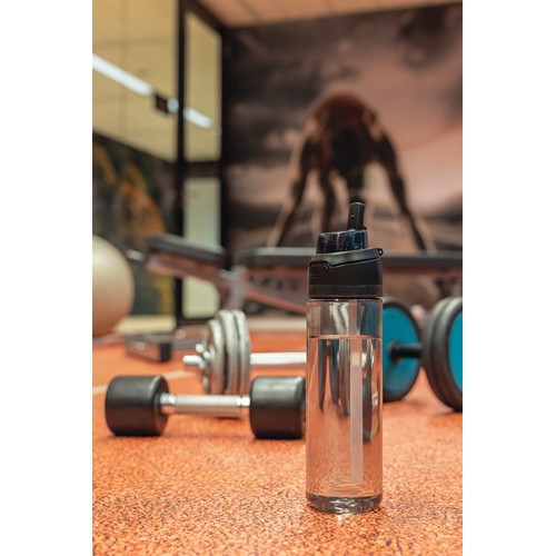black Botella de agua Omni Sip RCS RPET 800 ml