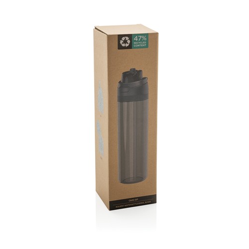 black Botella de agua Omni Sip RCS RPET 800 ml