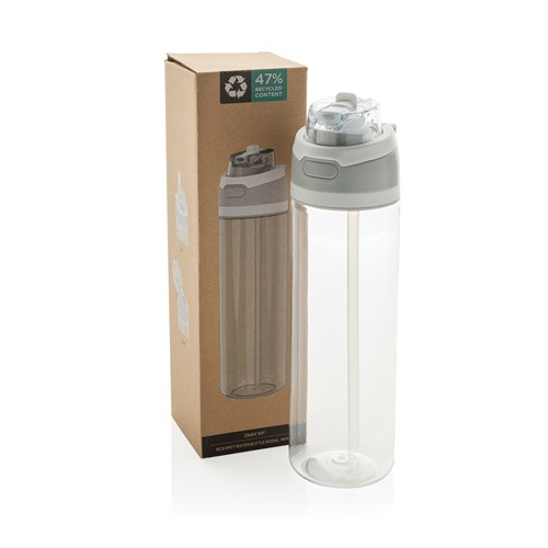 white Botella de agua Omni Sip RCS RPET 800 ml