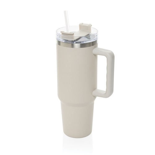 pardo Vaso de acero reciclado RCS Peakflow 1200 ml