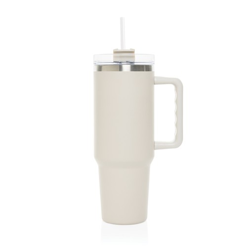 pardo Vaso de acero reciclado RCS Peakflow 1200 ml